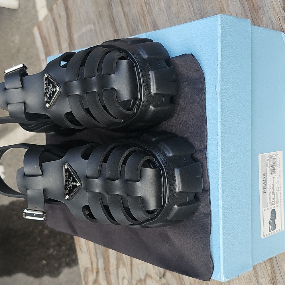 Prada Black sandles